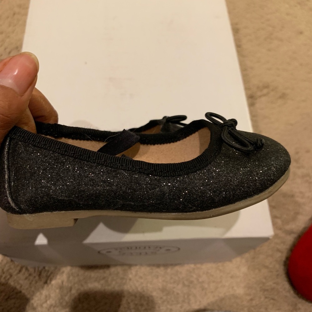 Shimmery dress shoes